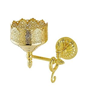 Мыльница настенная Migliore VERSAILLES 32688 декор золото/золото купить в интернет-магазине сантехники Sanbest