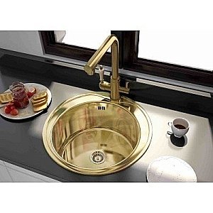 Мойка для кухни ZORG Inox PVD SZR-510/205-BRONZE купить в интернет-магазине сантехники Sanbest