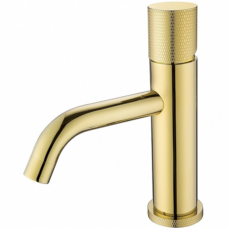 Смеситель для раковины Boheme Stick 121-GG.2 золото/ручка золото купить в интернет-магазине сантехники Sanbest