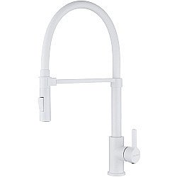 Смеситель для кухни Paulmark Halt Ha214021-WH белый матовый купить в интернет-магазине сантехники Sanbest