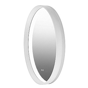 Зеркало Azario Ольга АZ-LED013525 белый матовый в ванную от интернет-магазине сантехники Sanbest