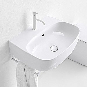 Раковина Kerasan Nolita 60 534101*1 белая купить в интернет-магазине Sanbest