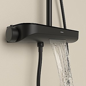 Душевая система Sancos Teo SC11002MB черный матовый купить в интернет-магазине сантехники Sanbest