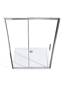 Душевая дверь Good Door Spirit WTW 120 СП00019 стекло прозрачное/профиль хром купить в интернет-магазине Sanbest