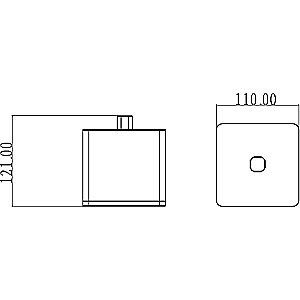 Баночка для ваты Boheme 10964-W-G белый/золото купить в интернет-магазине сантехники Sanbest