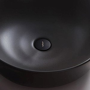 Раковина накладная BelBagno 41 BB1315-H301 черная матовая купить в интернет-магазине Sanbest