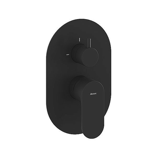 Смеситель для душа Ravak Eleganta X070301 черный матовый купить в интернет-магазине сантехники Sanbest