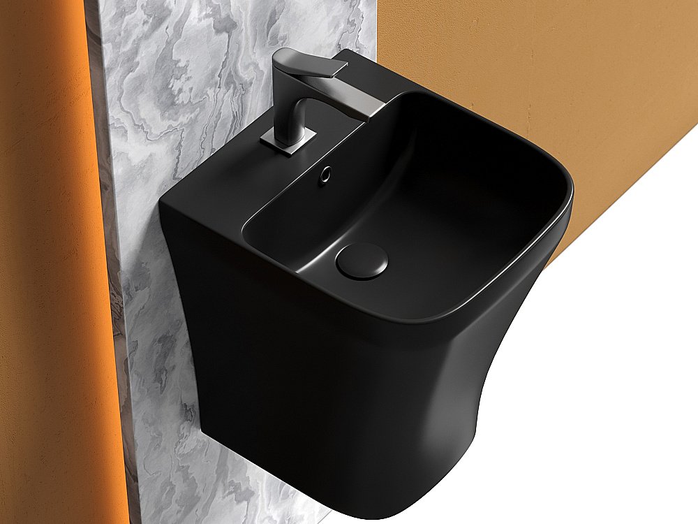 Раковина Ceramica Nova Dion 36 CN6067MB черная матовая купить в интернет-магазине Sanbest