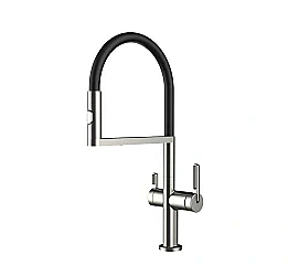 Смеситель для кухни Wonzon & Woghand WW-8020301-BN брашированный никель купить в интернет-магазине сантехники Sanbest