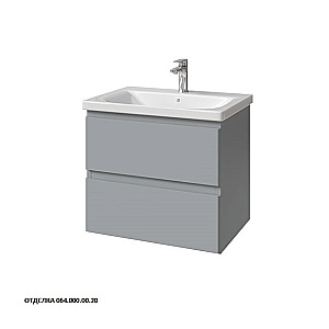 Тумба с раковиной Caprigo Forte 65 два ящика цвет на выбор/эмаль для ванной в интернет-магазине Sanbest