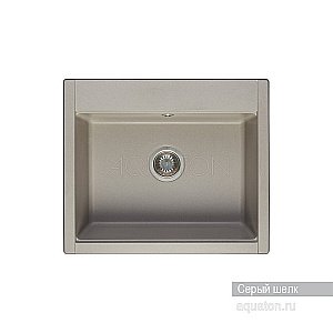 Мойка для кухни Акватон Делия 60 1A715232LD250 серый купить в интернет-магазине сантехники Sanbest