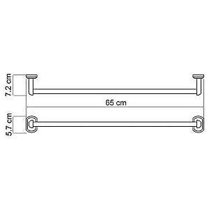 Полотенцедержатель WasserKRAFT Oder К-3030 купить в интернет-магазине сантехники Sanbest