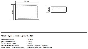 Мыльница Bemeta Vista 120108196-100 чёрная купить в интернет-магазине сантехники Sanbest