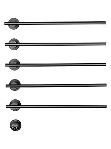 Полотенцесушитель электрический встраиваемый WONZON & WOGHAND DORTMUND, Темный графит (WW-A365-GM) купить в интернет-магазине сантехники Sanbest