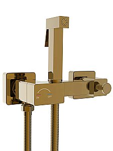 Гигиенический душ со смесителем WeltWasser HIGI Q02 BR бронза купить в интернет-магазине сантехники Sanbest