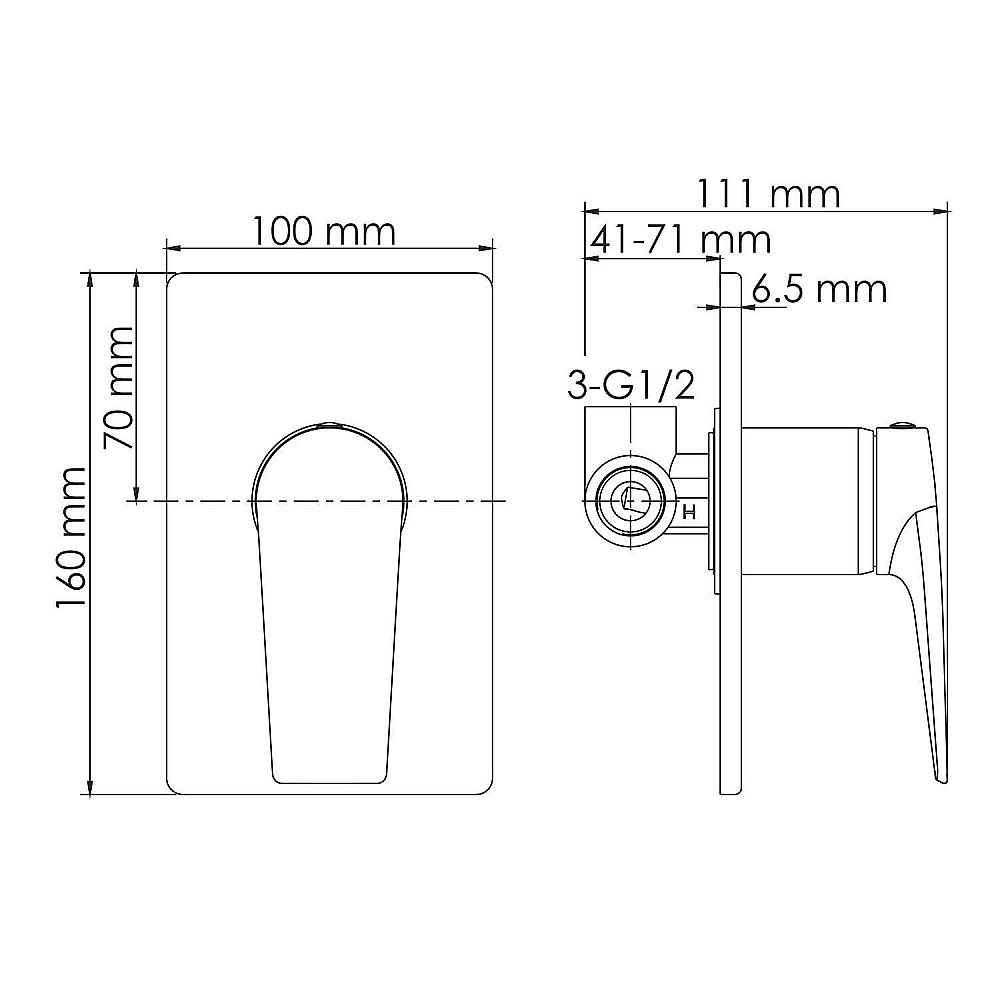 Смеситель для раковины WasserKRAFT A66553 черный купить в интернет-магазине сантехники Sanbest