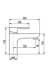 Смеситель для раковины Rav-Slezak VLTAVA VT426.5CB купить в интернет-магазине сантехники Sanbest