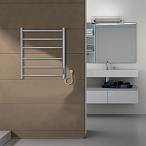 Полотенцесушитель электрический Azario PARMA П6 500х600 AZ10856 хром купить в интернет-магазине сантехники Sanbest