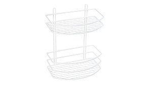 Полка-решетка двойная Fixsen FX-720W-2 белая купить в интернет-магазине сантехники Sanbest