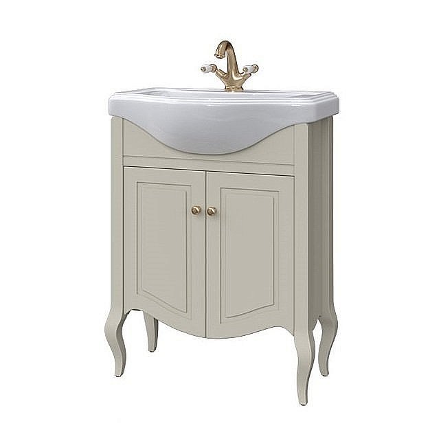 Тумба с раковиной Caprigo Verona 65 бежевая для ванной в интернет-магазине Sanbest