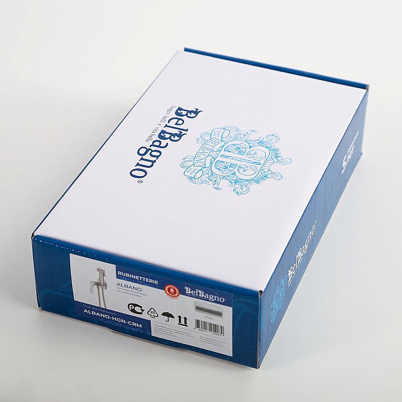 Гигиенический душ BelBagno ALBANO-HGN-CRM хром купить в интернет-магазине сантехники Sanbest