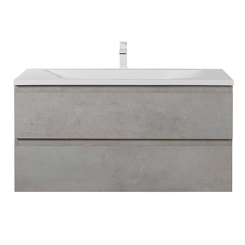 Тумба с раковиной Cezares MOLVENO 100 Beton для ванной в интернет-магазине Sanbest