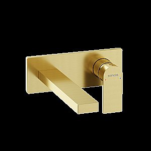 Смеситель для раковины Sancos Studio SC9017BG брашированное золото купить в интернет-магазине сантехники Sanbest