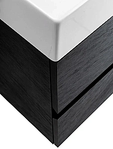 Тумба с раковиной Cezares Molveno 46 80 Nero для ванной в интернет-магазине Sanbest