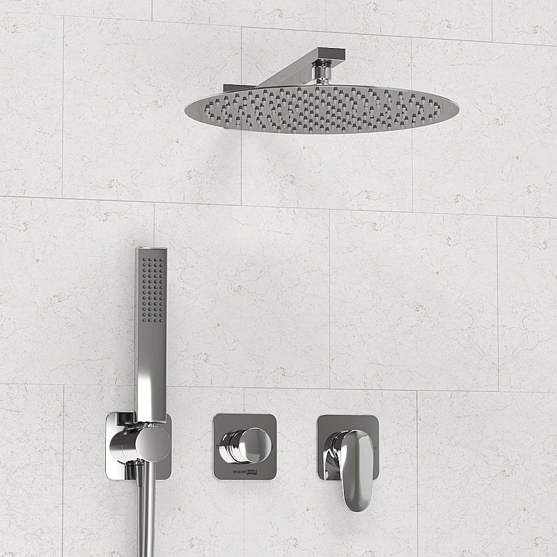 Душевая система WasserKRAFT Weida 3100 SET2828 хром купить в интернет-магазине сантехники Sanbest