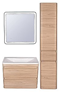 Тумба с раковиной Style Line Атлантика 80 подвесная для ванной в интернет-магазине Sanbest