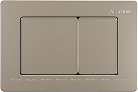 Кнопка для инсталляции Allen Brau Infinity 9.20A06.BN брашированная сталь купить в интернет-магазине сантехники Sanbest