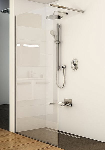 Душевое ограждение Ravak WALK-IN WALL ST 130/W SET-1000 Wall стекло прозрачное/профиль хром купить в интернет-магазине Sanbest