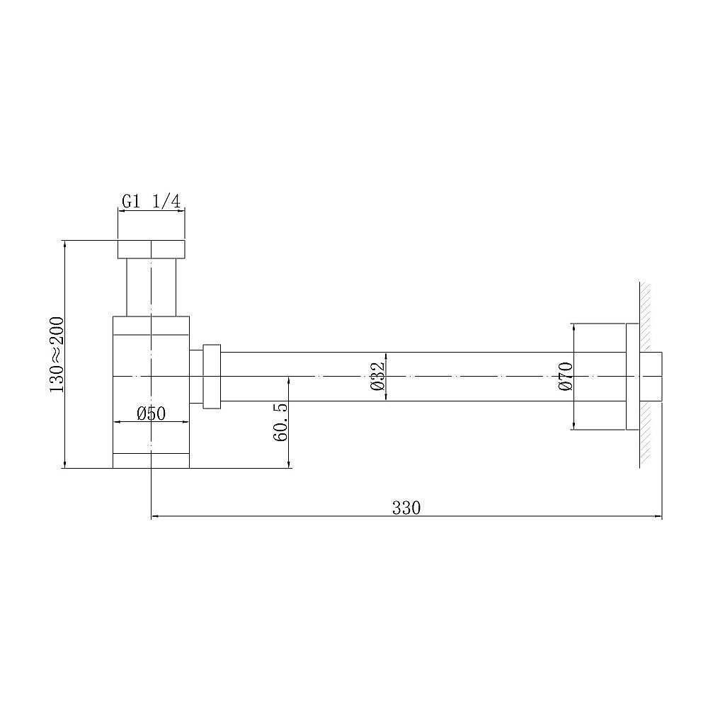 Сифон для раковины ABBER Bequem AF0030B купить в интернет-магазине сантехники Sanbest