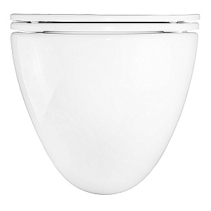 Унитаз подвесной Azario Trevi AZ-0093UQ3 белый, безободковый, с крышкой микролифт, слив торнадо купить в интернет-магазине Sanbest