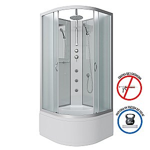 Душевая кабина Niagara Classic NG-2308-14BKTG 90х90 с гидромассажем купить в интернет-магазине Sanbest