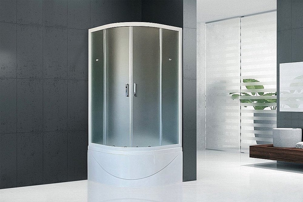 Душевой уголок Royal Bath RB90BK-C 90х90 матовый купить в интернет-магазине Sanbest