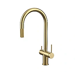 Смеситель для кухни Wonzon & Woghand WW-8020295-BG брашированное золото купить в интернет-магазине сантехники Sanbest