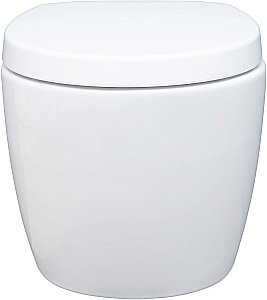 Унитаз подвесной Aquanet ZV-1 белый с крышкой микролифт, безободковый, слив-торнадо купить в интернет-магазине Sanbest