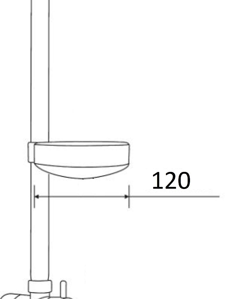 Мыльница Orange SOAP DISH-B черная купить в интернет-магазине сантехники Sanbest
