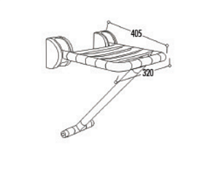 Сиденье для душа Creavit Для инвалидов TB410 купить в интернет-магазине сантехники Sanbest