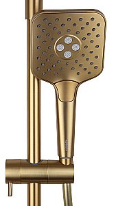 Душевая система Kaiser Serio 05382-3 золото брашированное купить в интернет-магазине сантехники Sanbest