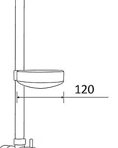 Мыльница Orange SOAP DISH-B черная купить в интернет-магазине сантехники Sanbest