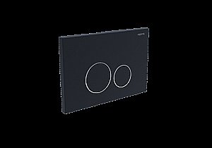 Кнопка для инсталляции Aquatek KDI-0000020 черная матовая/хром купить в интернет-магазине сантехники Sanbest