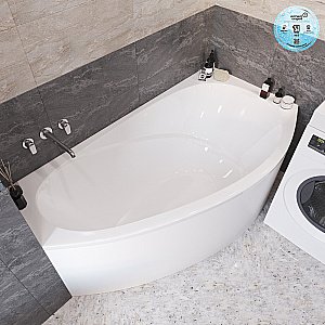 Ванна из искусственного камня Marmo Bagno Турин 170х95 MB-T170-95 белая купить в интернет-магазине Sanbest