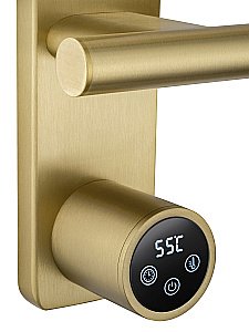 Полотенцесушитель электрический WONZON & WOGHAND NÜRNBERG, Брашированное золото (WW-AL342-BG) купить в интернет-магазине сантехники Sanbest