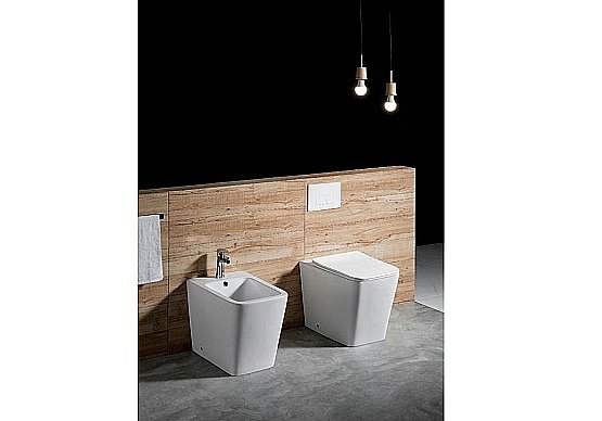 Унитаз приставной Aquatek Либра New AQ1908N-00 белый, с крышкой микролифт, безободковый купить в интернет-магазине Sanbest