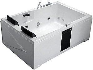 Ванна акриловая Gemy Next to You G9061 B R 181x121 белая с гидромассажем купить в интернет-магазине Sanbest