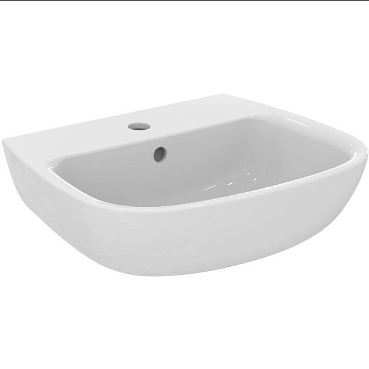 Раковина на пьедестале Ideal Standard Esedra 50 T280801 белая купить в интернет-магазине Sanbest