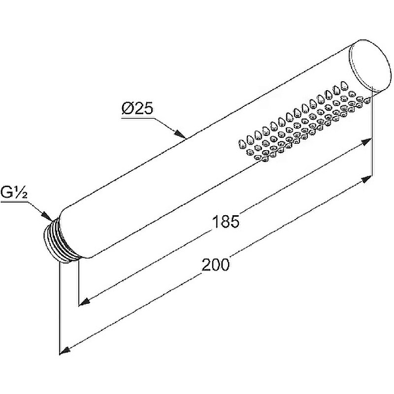 Душевая лейка Kludi Nova Fonte 39120N0-00 золото брашированное купить в интернет-магазине сантехники Sanbest