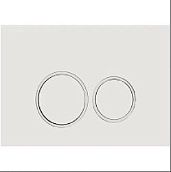 Кнопка для инсталляции CeramaLux DC-014/2 белая купить в интернет-магазине сантехники Sanbest